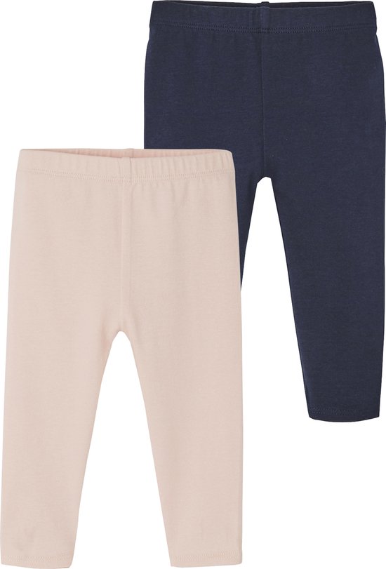 Vertbaudet Lot de 2 leggings longs bébé fille