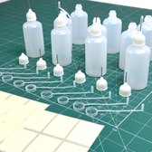 Naaldfles 10 ml - lijmfles met naaldpunt - applicator voor doe-het-zelf - 10 stuks... | bol