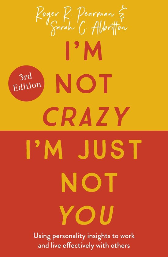 I'm Not Crazy, I'm Just Not You - cover