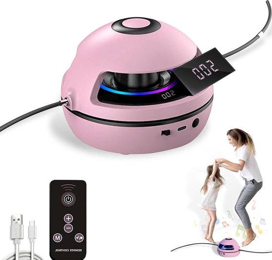 Vegena Smart Jump Rope Machine - Corda Per Saltare Automatica Con 10 Velocità E Display LED - Ricaricabile USB - 4