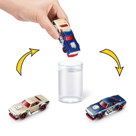 Metal Machines Metal Machine Kleurveranderende die-cast auto 3-pack - 7 cm groot van Merkloos — afbeelding 2
