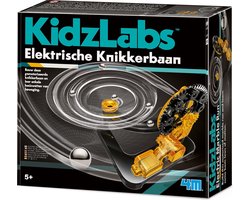 4M Wetenschap en Spel - Bouw Je Eigen Elektrische Knikkerbaan - Bouwpakket - KidzLabs - 5+