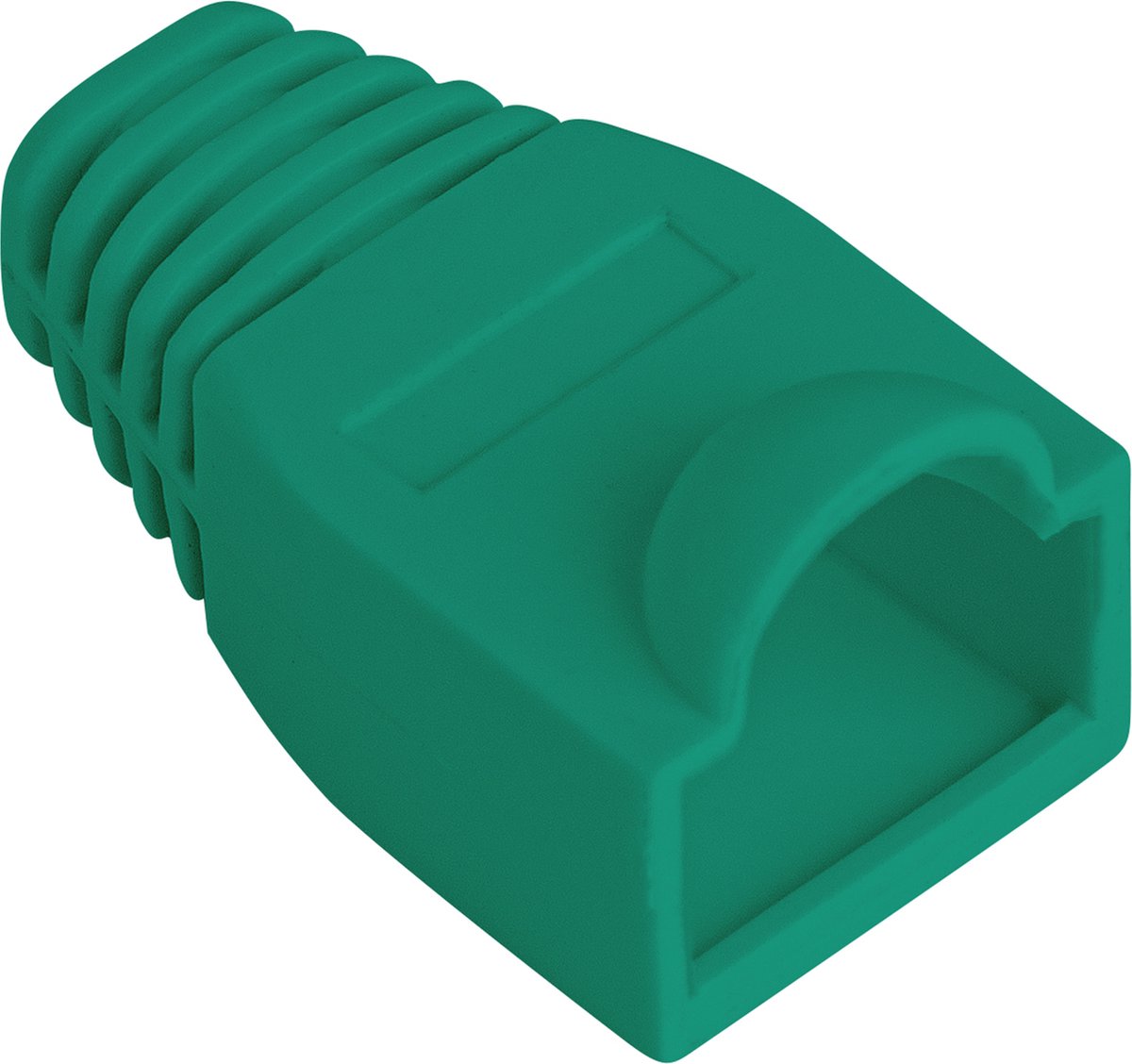 Lanberg - Lanberg rubberen afdekking voor RJ45 connector, groen Pak van 100 stuks