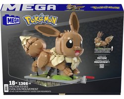 foto van MEGA Pokémon Showmodel Bewegende Eevee - Constructiespeelgoed