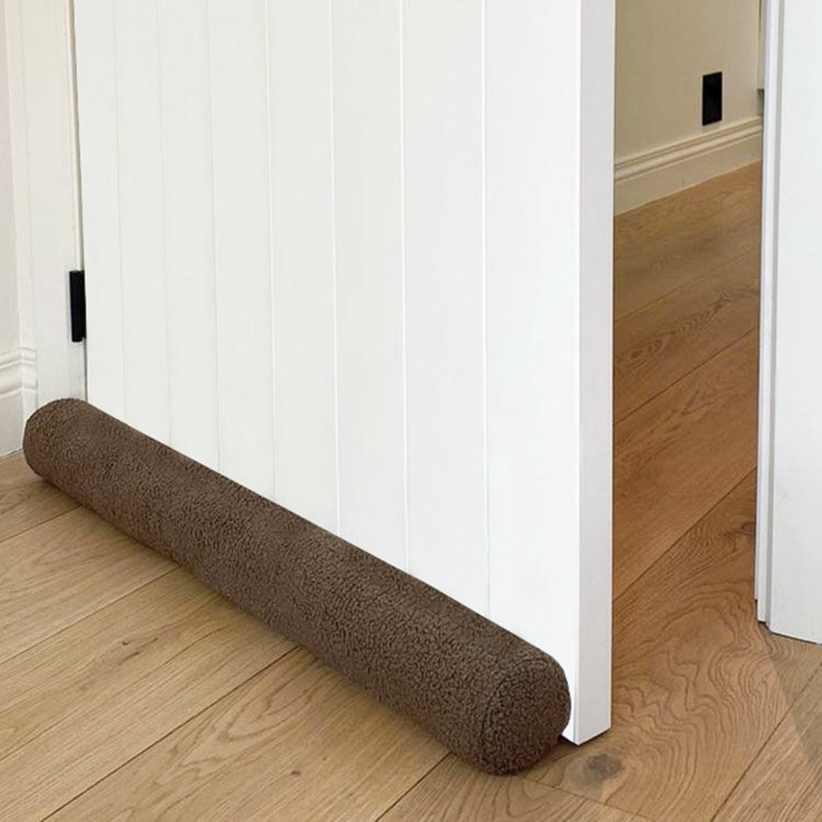 Rori - Luxe Magnetische Tochtstopper - 100 cm - Taupe - Deur Tochtwering - Isolerende Tochtrol voor Ramen en Deuren