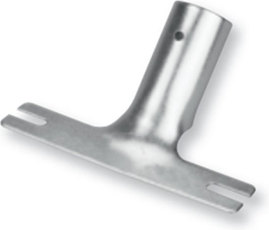 Buemag Metalen stokhouder - geschikt voor bezemstelen tot 24 mm - versteviging met 3 schroeven - bezemsteun - bezemklem - steelhouder van Buemag — afbeelding 2