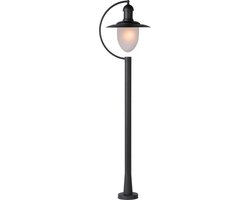 Lucide ARUBA - Lantaarnpaal - Ø 25 cm - 1xE27 - IP44 - Zwart