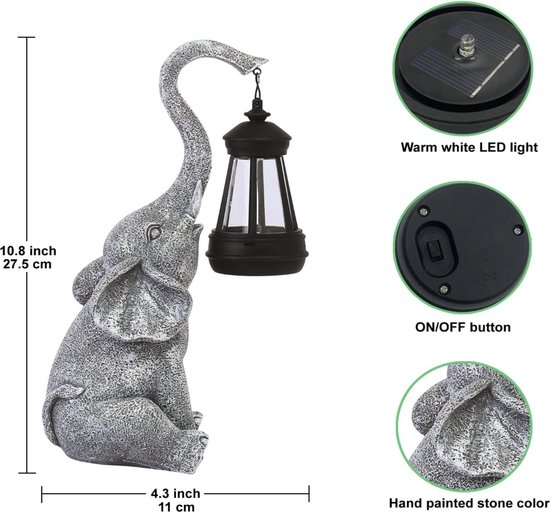 Yeomoo Apen tuinfiguren, decoratie met lampen op zonne-energie voor buiten, tuindecoratie: aapfiguren met lichtketting op zonne-energie, decoratie, woonkamer, waterdicht, tuindecoratie, cadeaus voor