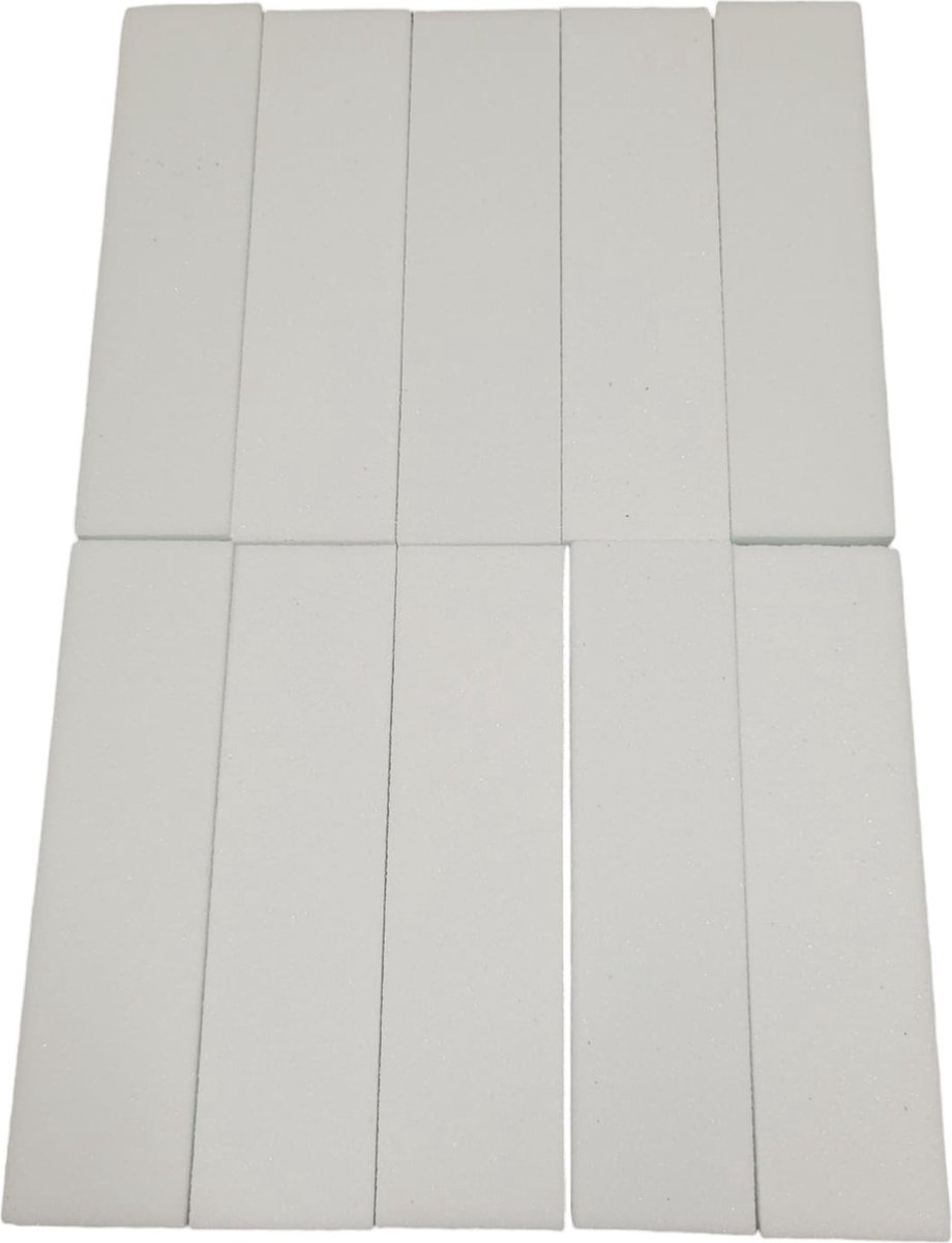 Goedkoopste Blokvijl set van 10 stuks - Bufferblok - Polijstblok - Nagelvijl voor gezonde mooi nagels en voor polijsten - oDaani