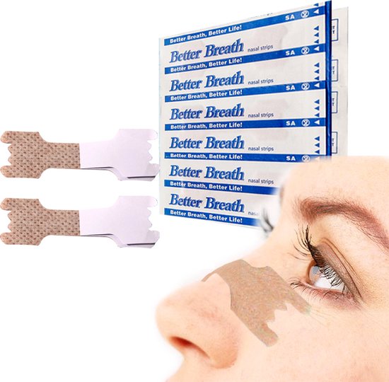 Foto: Neusstrips 30 stuks one size fits all neuspleisters neusspreider neusstrips snurken neuspleisters snurken anti snurk anti snurk producten anti snurk pleisters nasal strips snurken anti zorg voor een betere nachtrust 