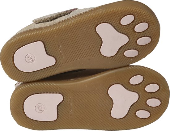 Vertbaudet Chaussons à scratchs cuir souple bébé