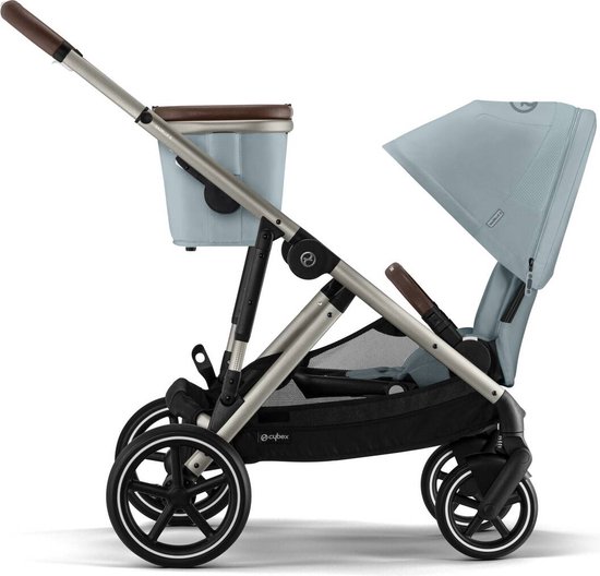 Cybex Gazelle S - Kinderwagen - Stormy Blue - Taupe Frame — afbeelding 2