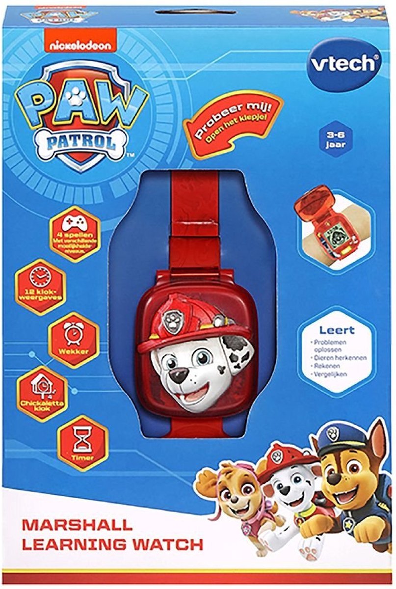 VTech PAW Patrol Marshall Learning Watch - Educatief Speelgoed - Maak Kennis met Cijfers en Problemen Oplossen - 3 tot 7 Jaar — afbeelding 10