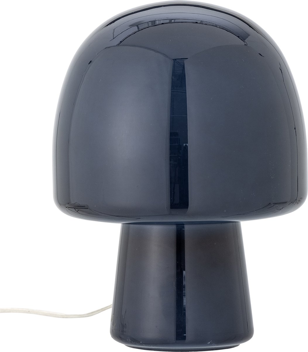 Bloomingville - paddy tafellamp - blauw - glas afbeelding