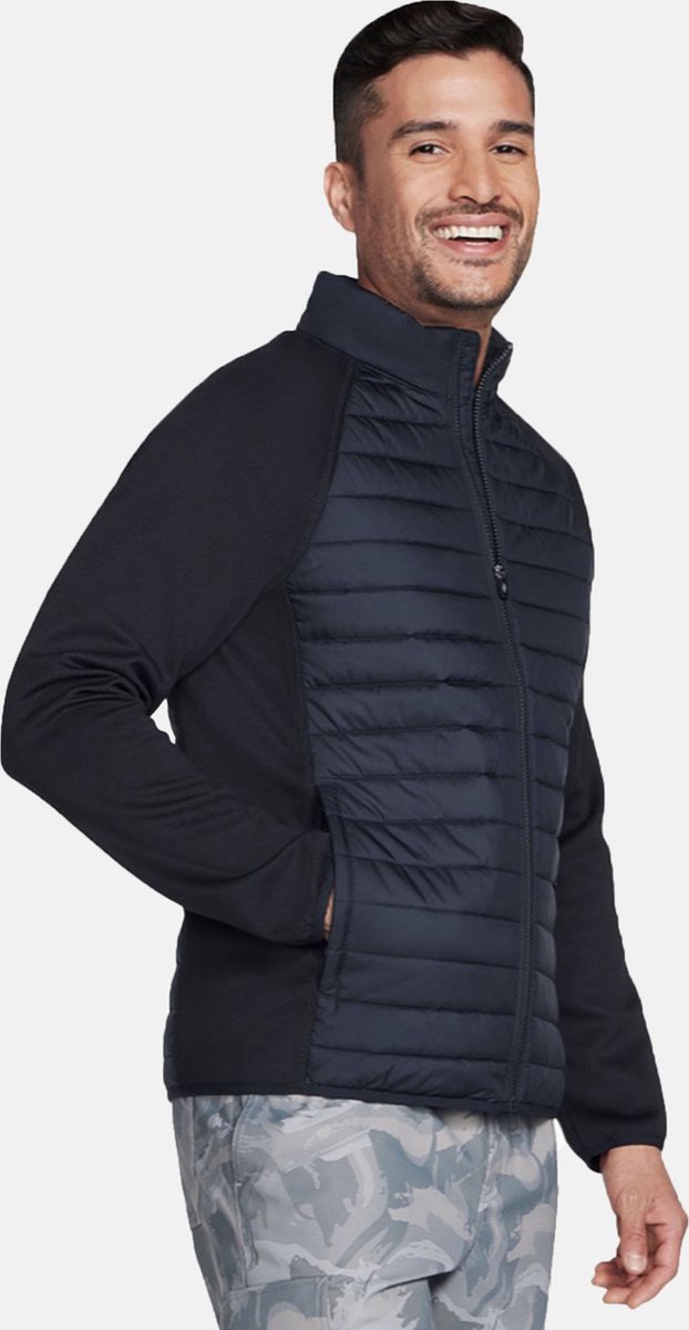 Skechers Jas Hybrid Jacket 2.0 JA141/BLK Zwart-M
