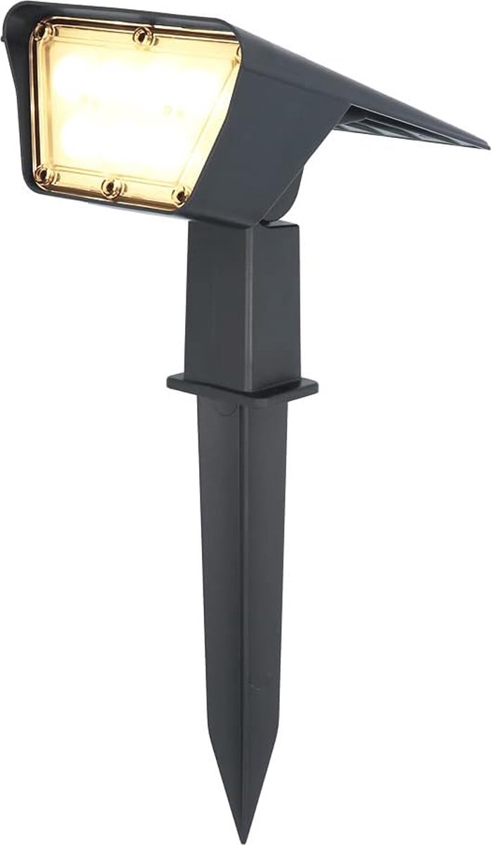 Zeer Fel Solar Prikspot - 300 Lumen Tuinverlichting op Zonne-energie - Grondspot voor Tuin en Padverlichting