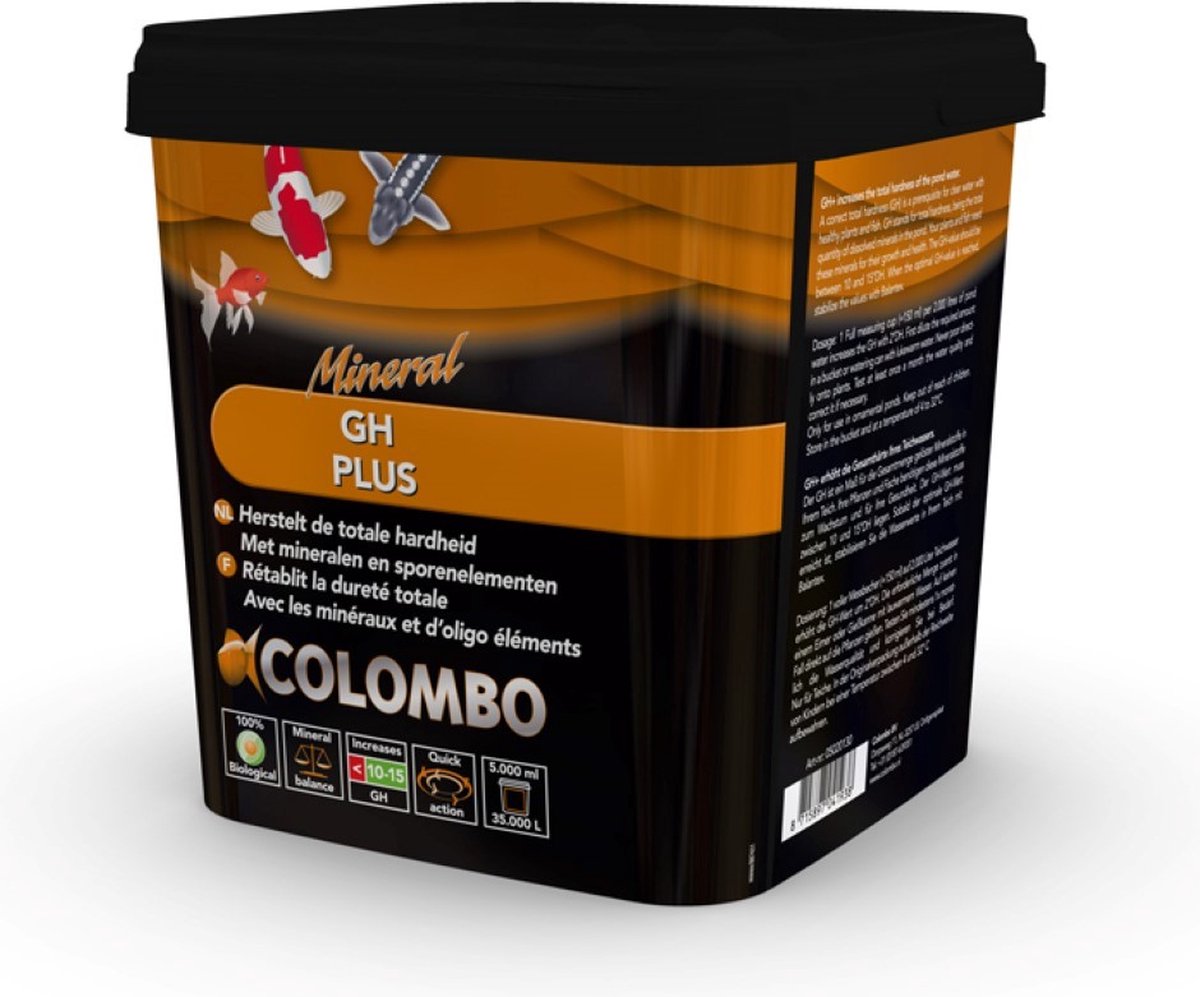 Colombo GH+ 5000 ml – Verhoogt en Herstelt de Hardheid van Vijverwater
