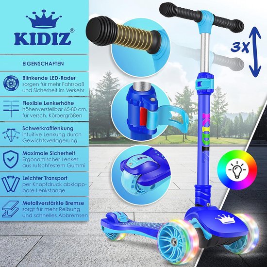 Kinderstep 2-in-1 met zitje & 3 wielen - Highwaykick 1 Roze