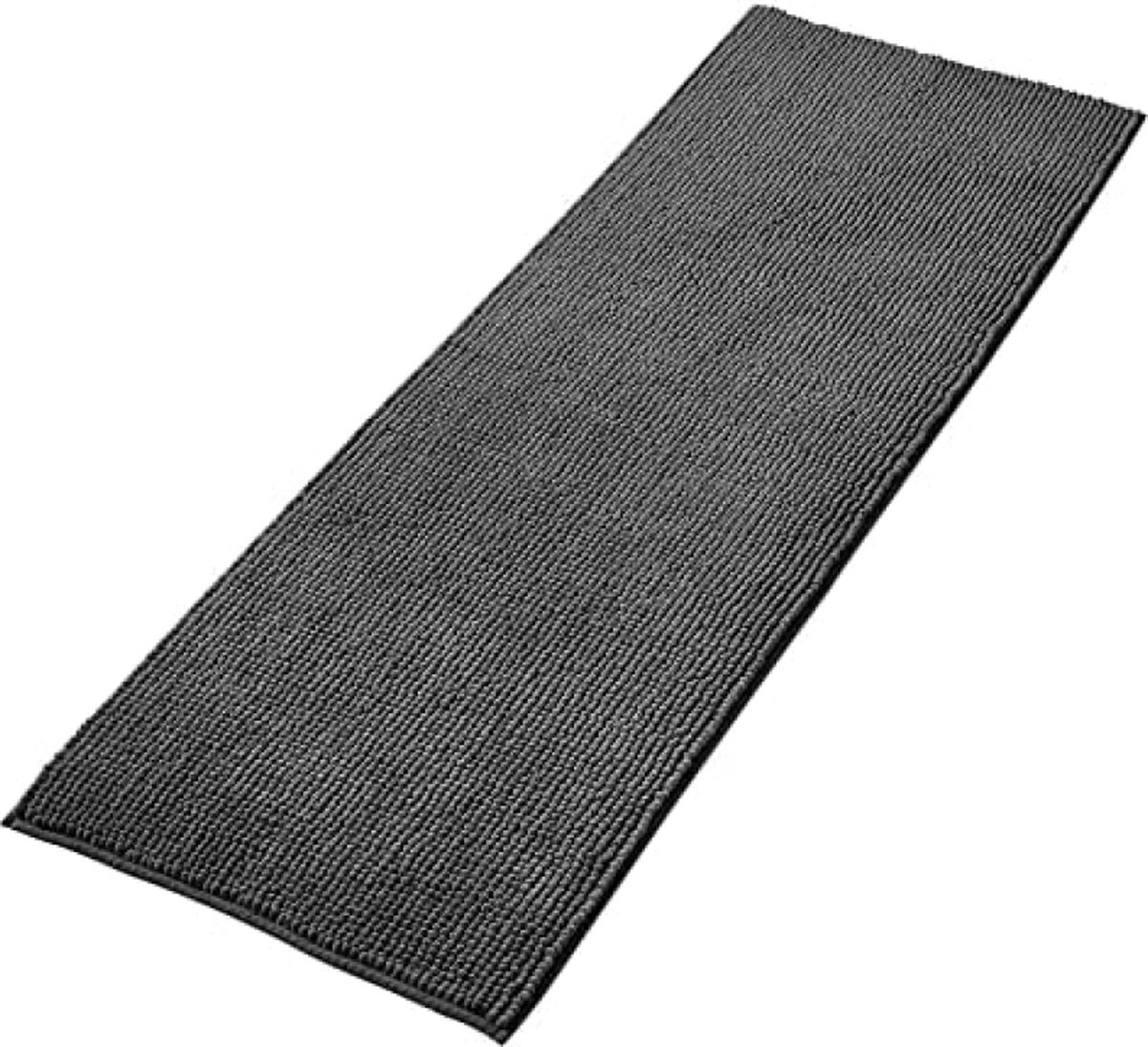 Badmat Anti-Slip av soft Chenille - Super absorberend en machinewasbaar - Te combineren als badmat set - Voor de badkamer, douche, bad of als WC mat - 50x150 cm