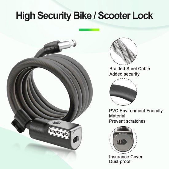 Scooterhelm slot met code | Veilig je scooterhelm vastzetten Scooterhelm slot met code | Veilig je scooterhelm vastzetten
