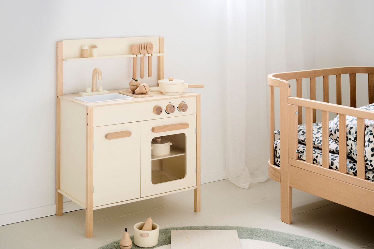 Petite Amélie Speelkeuken Chantilly - Kinderkeuken incl. 10 Keukenaccessoires - H 76 cm — afbeelding 7