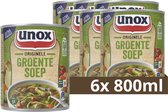 Unox Soep In Blik - Originele Groentesoep - 6 x 800 ml - Voordeelverpakking