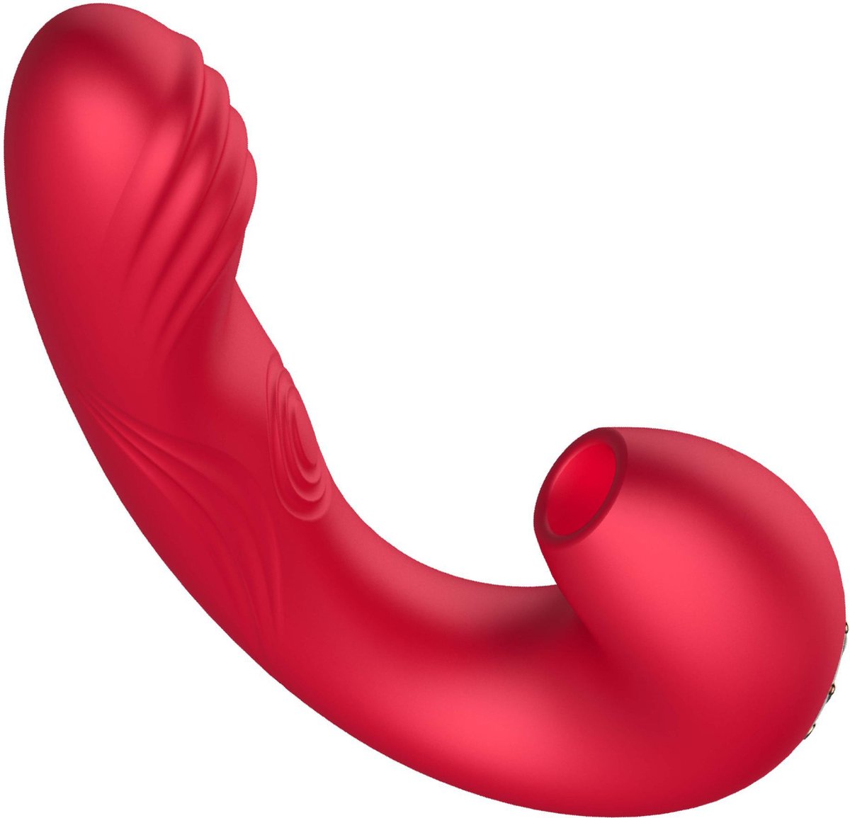 Goedkoopste Cupitoys® Luchtdruk Vibrator - 21 Standen - Rood - 21 standen - Vibrators voor vrouwen en mannen - Sex toys voor vrouwen en mannen