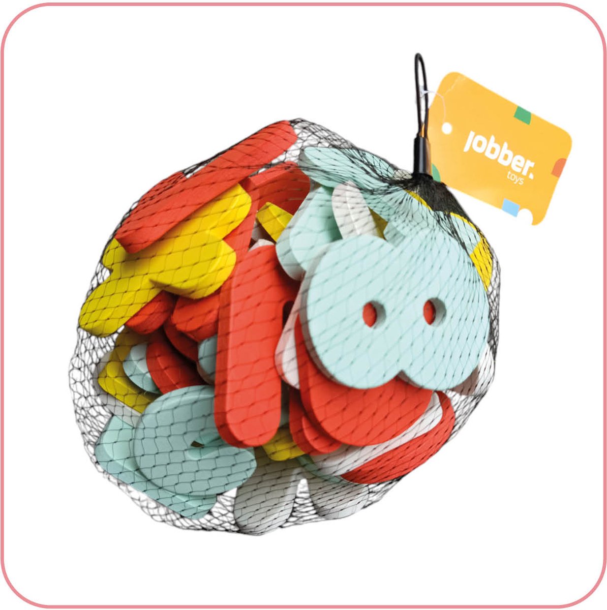 Jobber Toys Bad Foam Speelgoed - Badspeelgoed - Plakletters Badletters — afbeelding 4