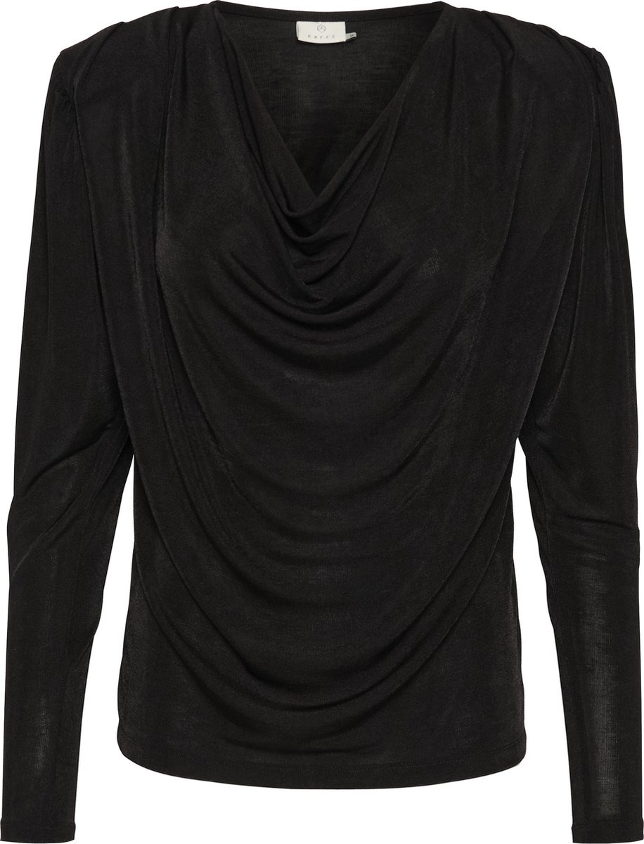Kaffe KAgina Jersey Dames Blouse -Black Deep