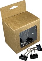 Papierklemmen zwart | Foldbackclips | 19MM | 180 stuks