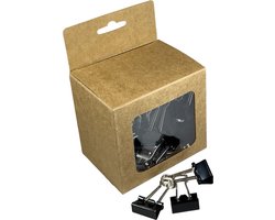 Papierklemmen zwart | Foldbackclips | 19MM | 180 stuks