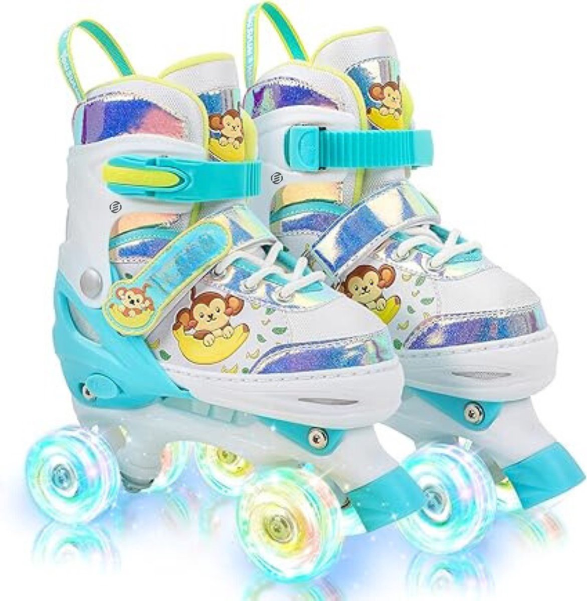 Equivera Rolschaatsen Meisjes Skeelers Meisjes Rolschaatsen Kinderen Cadeautip voor uw kind! Blauw