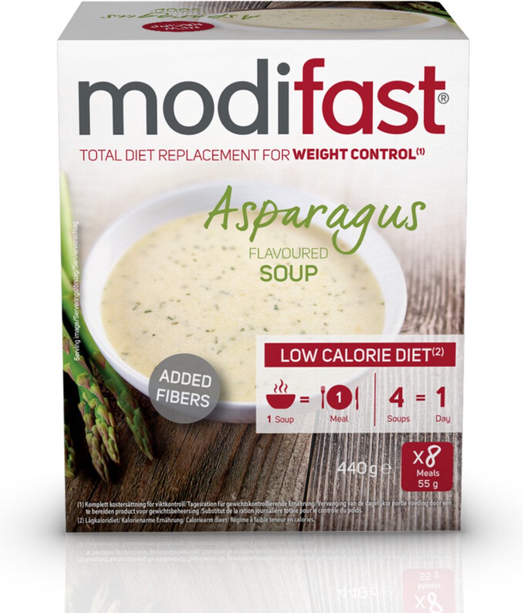 Goedkoopste 4x Modifast Intensive Soep Asperge 440 gr