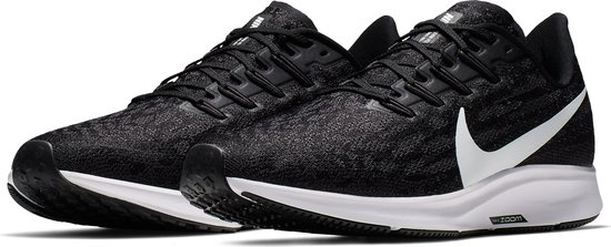 Nike Air Zoom Pegasus 36 Heren Hardloopschoenen - Black/White-Thunder Grey  - Maat 45,5 | Bestel nu!