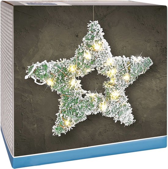 Lichtgevende Ster 30 LED 37 cm – Kerstverlichting – Lichting – Kerst – Lampjes