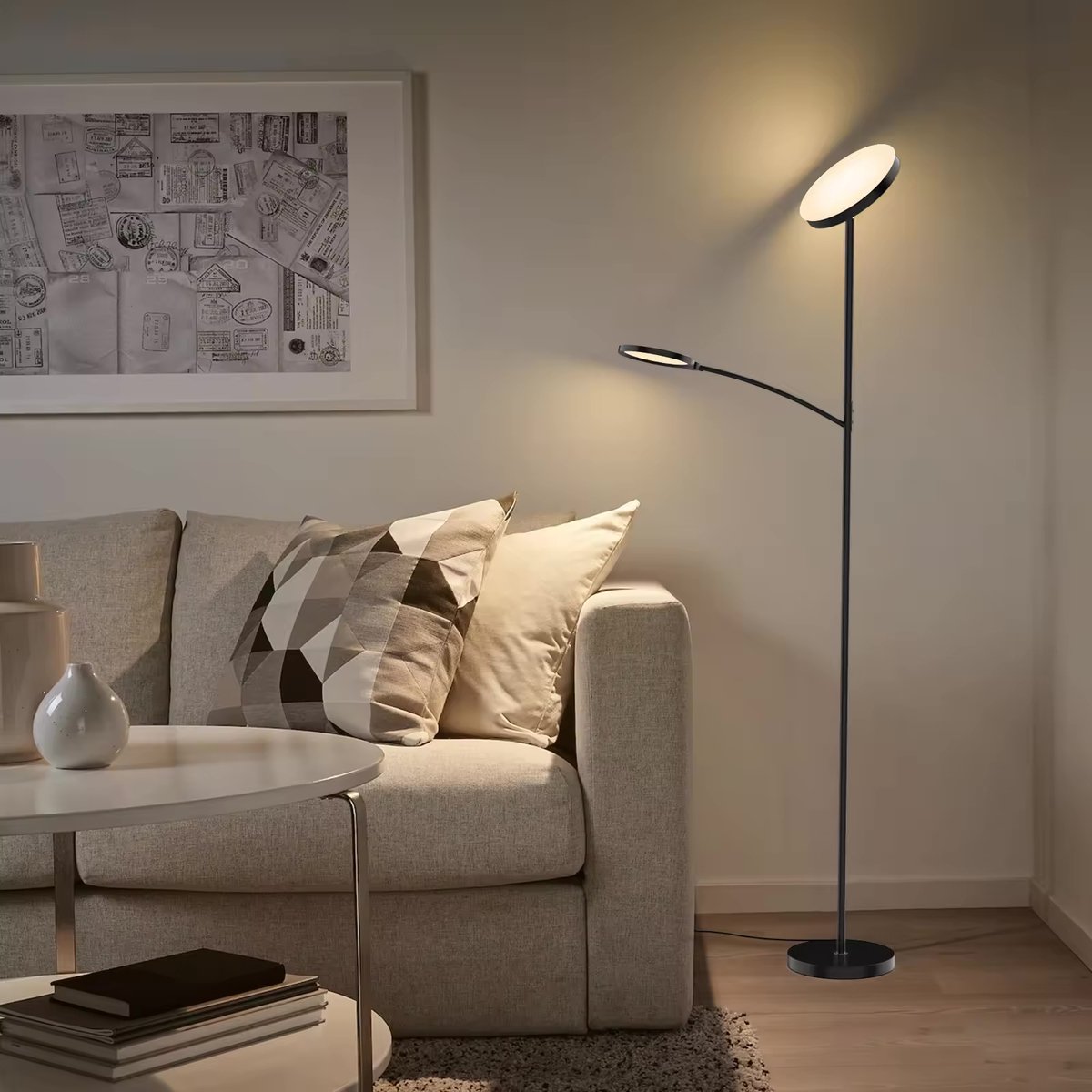 Lopoleis LED Vloerlamp Woonkamer, slaapkamer, bureaulamp - 3000-6000K thumbnail 2