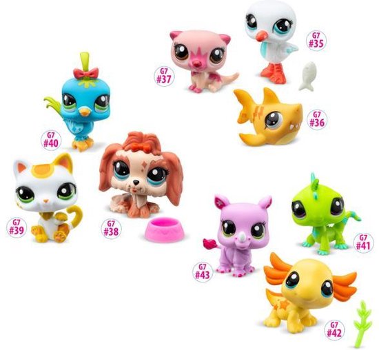 Littlest Pet Shop - Speelfiguur – 1 verpakking geleverd, model kan variëren van Bandai Namco — afbeelding 5