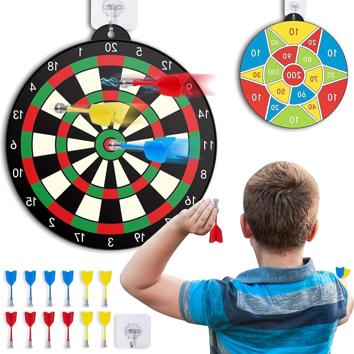 Dartbord voor kinderen - speelgoed 3-12 jaar - jongens en meisjes - cadeau - outdoor spelletjes - kinderspeelgoed