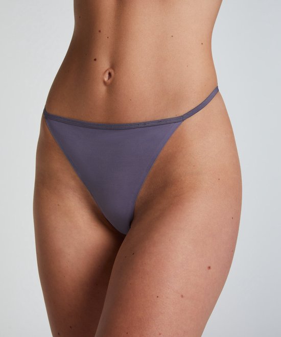 Hunkemöller Dames Lingerie Invisible string - Grijs - maat M