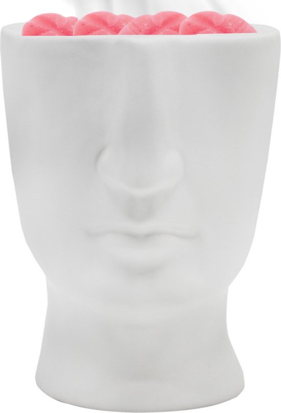 Brûleur de parfum à cire blanche Scentchips® Visage