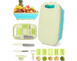 Goodivery ® Multifunctionele Snijplank met 11-in-1 Functies voor Keuken en Outdoor Activiteiten