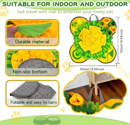 Snuffle Mat voor honden huisdier hond snuffle mat foerageren