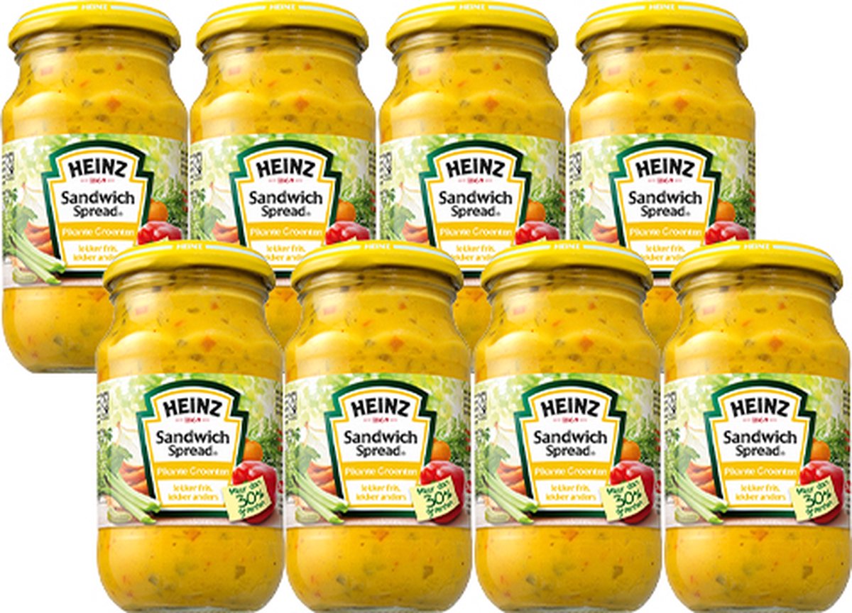 Heinz - Sandwich Spread Pikante Groenten - 8x 303g