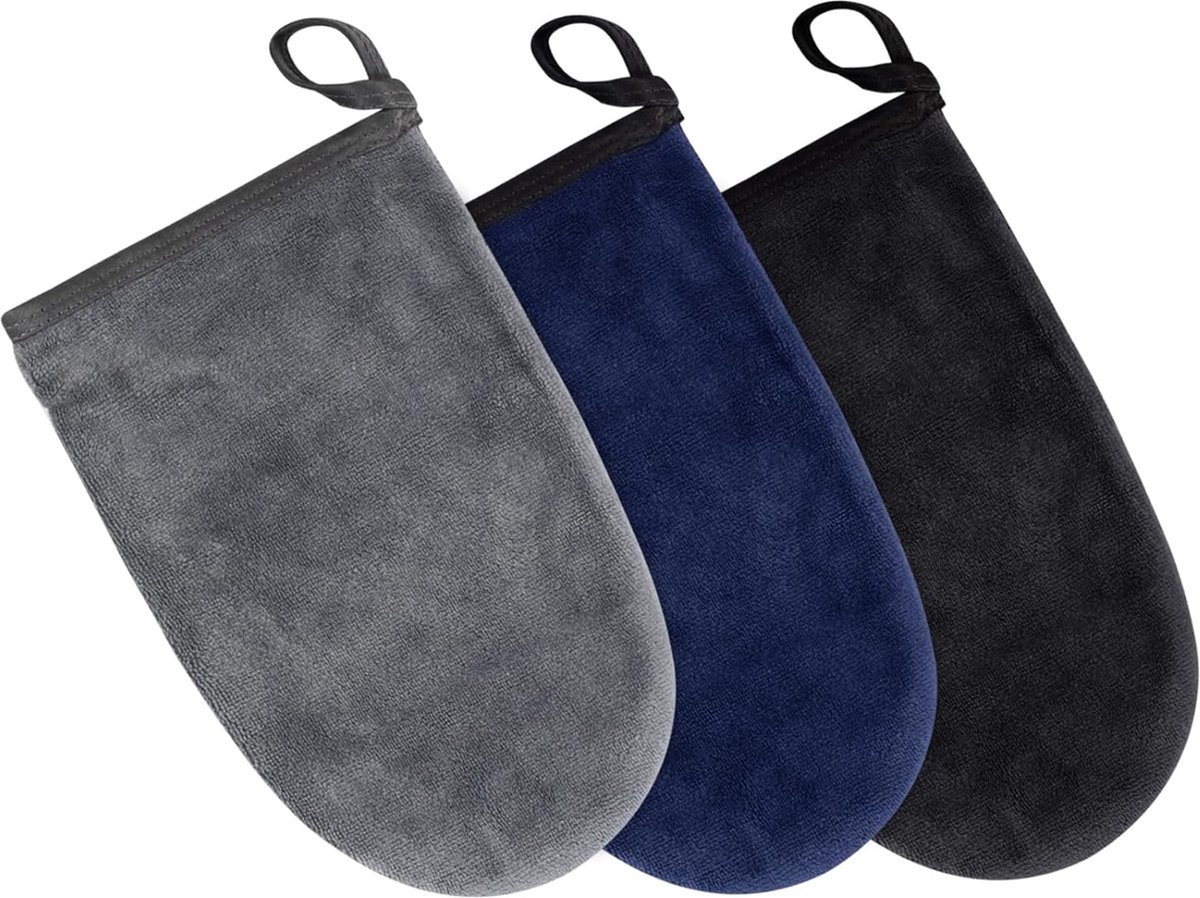 Goodivery ® Zachte Microvezel Make-Up Verwijderhandschoenen voor Gezichtsreiniging en Huidverzorging