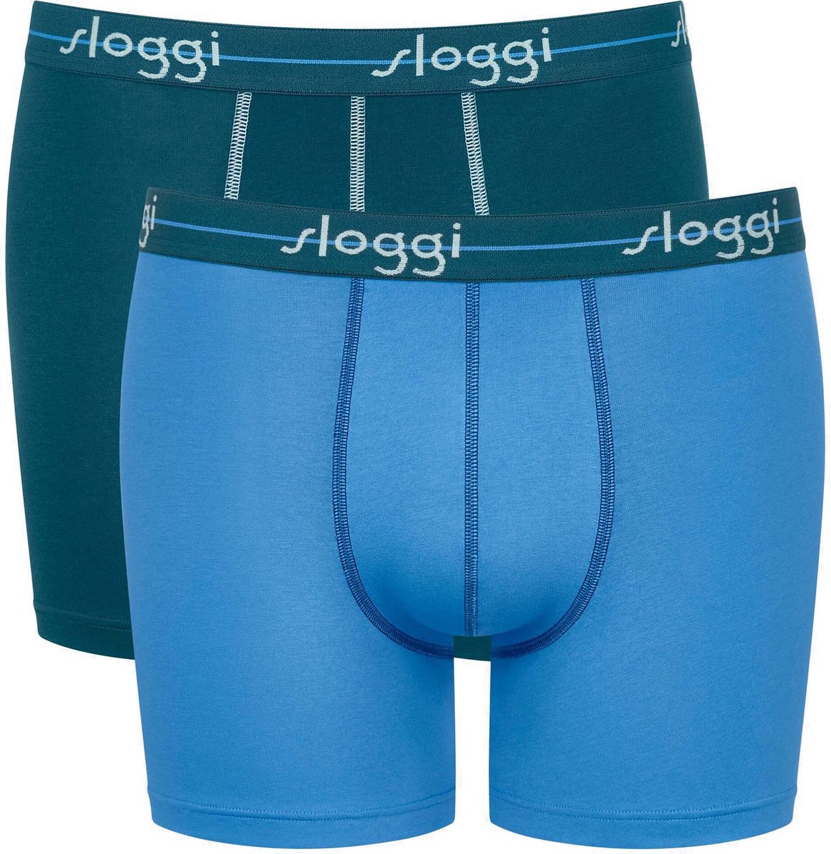 sloggi Langer Boxer Blue Start