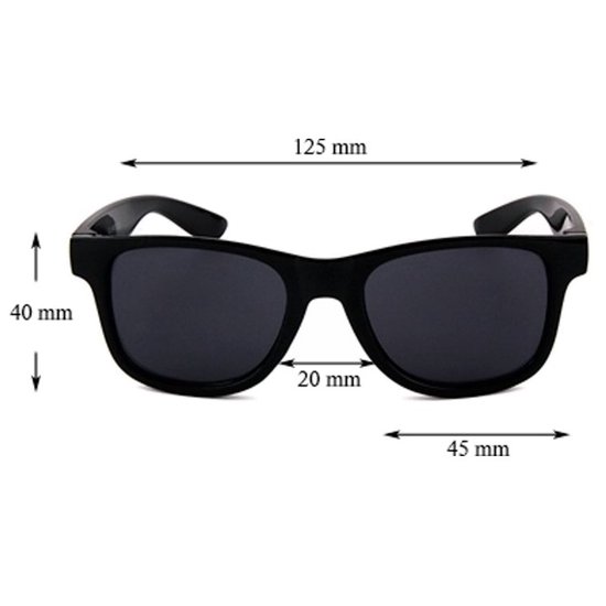 Fako Sunglasses® - Kinder Zonnebril Classic - Jongens Zonnebril - Meisjes Zonnebril - Spiegel Goud/Rood van Fako Sunglasses® — afbeelding 3
