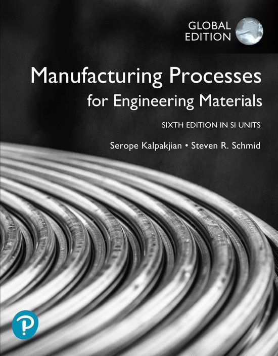 Manufacturing Processes for Engineering Materials in SI Unit ... - cover