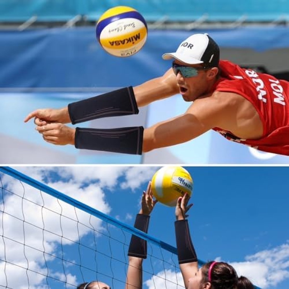 McDavid Volleybal Deluxe Knie Beschermer