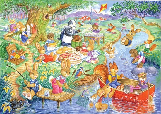 Puzzle Pique-nique 80 pièces