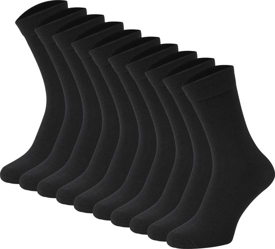 Jack&Jones Chaussettes JACBLACK SOCK 10 PACK JNR Set de 10